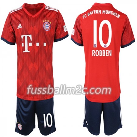 Fußballtrikots FC Bayern München Robben 10 Kinder Heim Trikotsatz 2018-2019